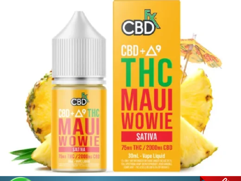 Maui Wowie Sativa – Delta 9 THC Vape Juice Price In Sargodha/03174875200