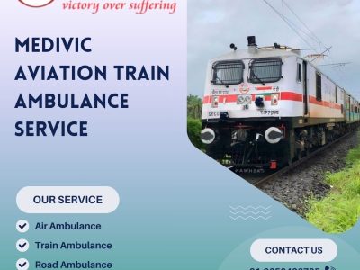 Medivic Aviation Does Its Best to Manage Patient Transfers through a Train Ambulance in Raipur