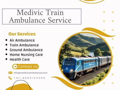 We Arrange ICU Setup in Transportation By Medivic Train Ambulance Services In Kolkata