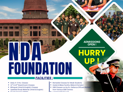 Best Nda Foundation Course In Lucknow- for students aiming to join the Indian Army
