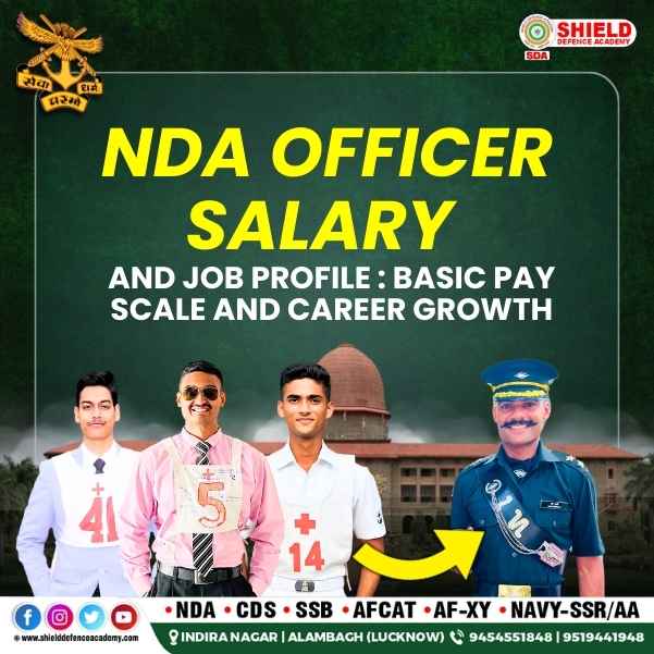 NDA Officer Salary Guide by NDA Coaching Lucknow