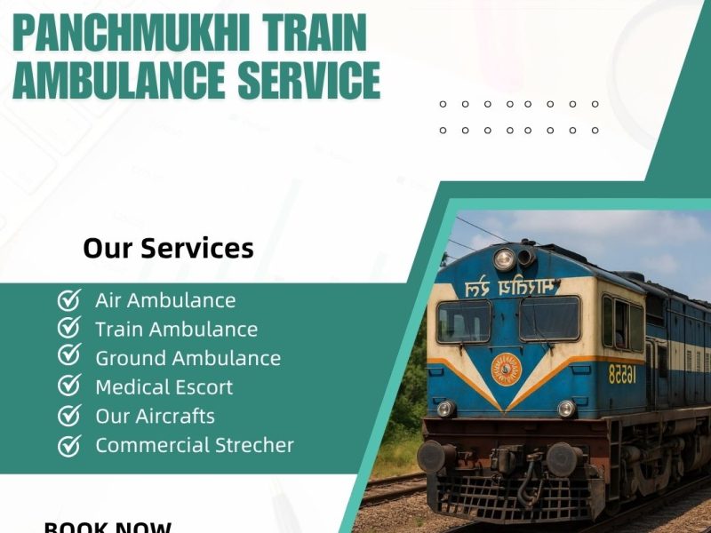 Hire Panchmukhi Train Ambulance Service in Bangalore to Capable Doctor Support Team