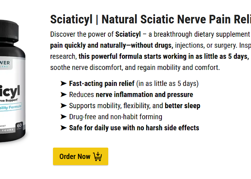 Sciaticyl Nerve Support: 100 percent Safe Strong Supplement