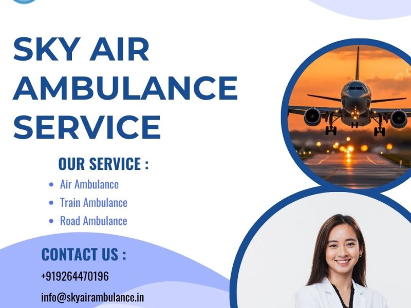 Secure Air Ambulance At An Affordable Cost From Ranchi To Delhi: Sky Air Ambulance