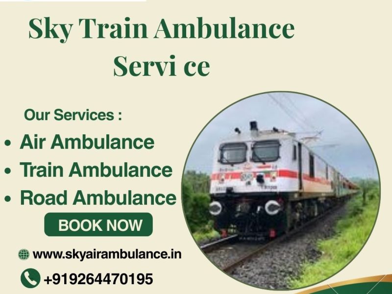 Select Sky Train Ambulance Services in Mumbai without any hidden charges
