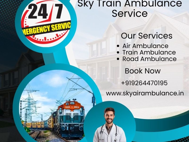 Sky Train Ambulance provides the safest service in India
