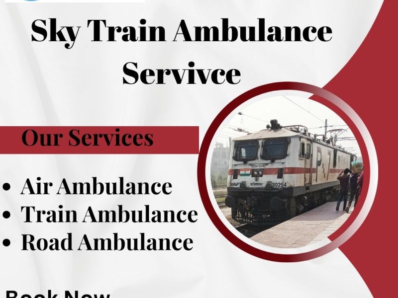 Hire Sky Train Ambulance in Jabalpur - 24/7 efficient transfer assistance provided