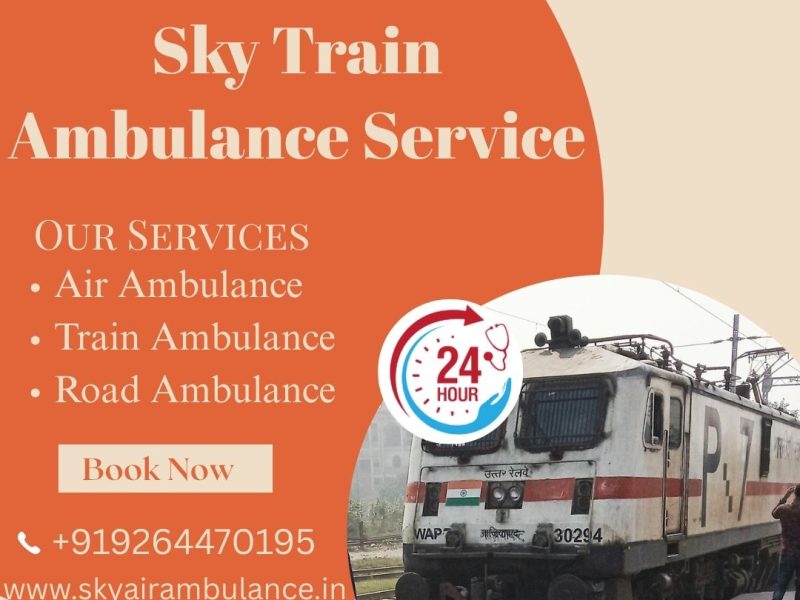 Select Sky Train Ambulance Service in Jabalpur for your critical patient loved ones