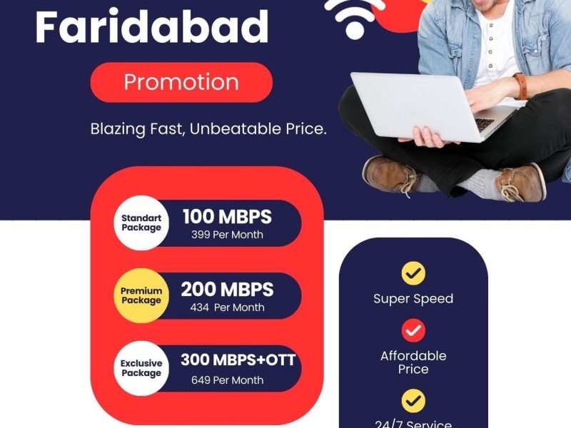 Unlimited WiFi Plans in Faridabad – Gigmax