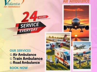 Vedanta Air Ambulance Service in Allahabad for Top-level Medical Devices at Affordable Cost