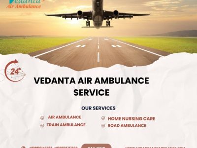 Vedanta Air Ambulance provides critical paramedical services in Dimapur.