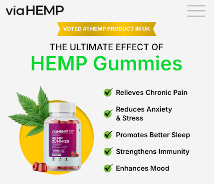 Via Hemp Gummies – Schmerzfrei & entspannt dank Hanfkraft