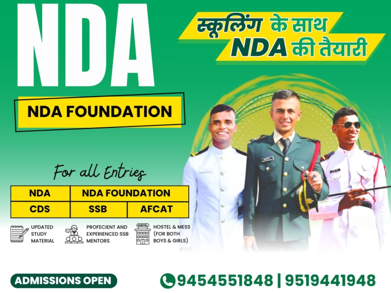 Best NDA Foundation Coaching in Lucknow – Shield Defence Academy