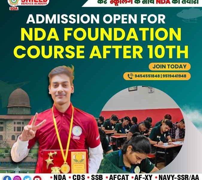 Nda Foundation Course After 10th In Lucknow At SDA Institute