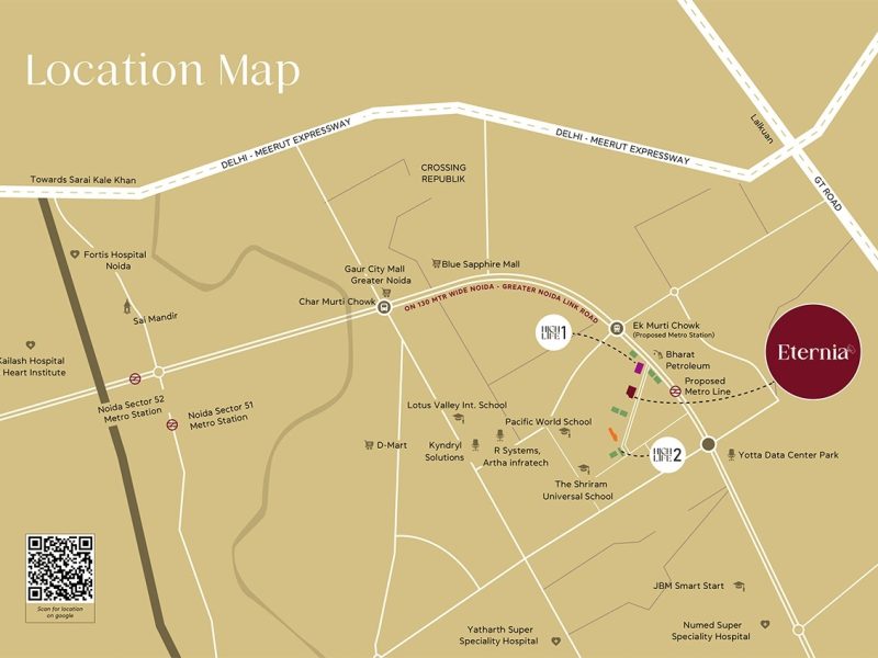 3 BHK Apartments in Greater Noida - Eternia Residence