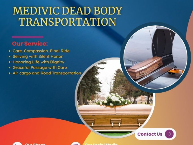 Medivic Mortuary Box Transportation in Patna – Get Professional Help for Shifting Dead Bodies