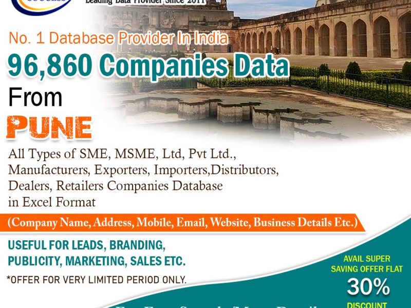 38,810 Pune MSME Companies' Data in Excel Format