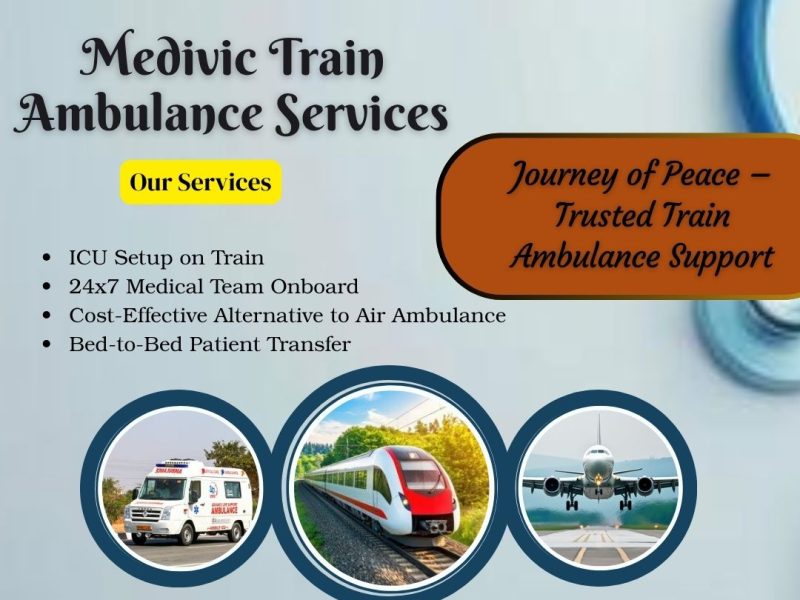 Medivic makes every procedure in Kolkata seamless with its Train Ambulance