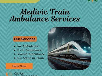 Medivic Offers Time-Bound Transit of Sick Patients from Patna to Delhi in Its Train Ambulance