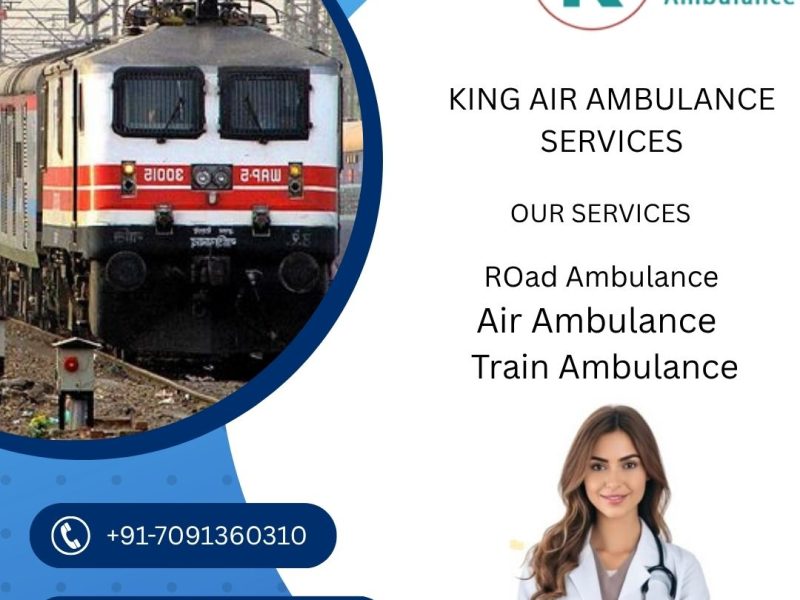 Book Now King Train Ambulance Service in Siliguri for Your Serious Patient