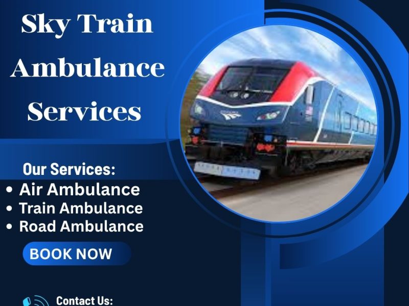 Sky Train Ambulance Service in Kolkata is known for reliable emergency assistance