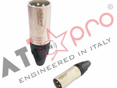 Secure 3 Pin XLR Connector and Male XLR Connector Model A903 for Professional Audio by ATI Pro Technologies