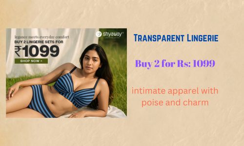 Shyaway Transparent Lingerie for Women – Buy 2 for 1099