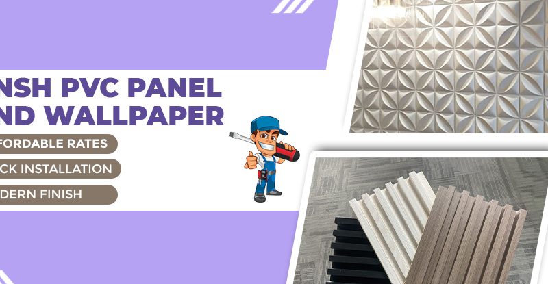 Transform Your Interiors with Stylish PVC Panels & Wallpapers