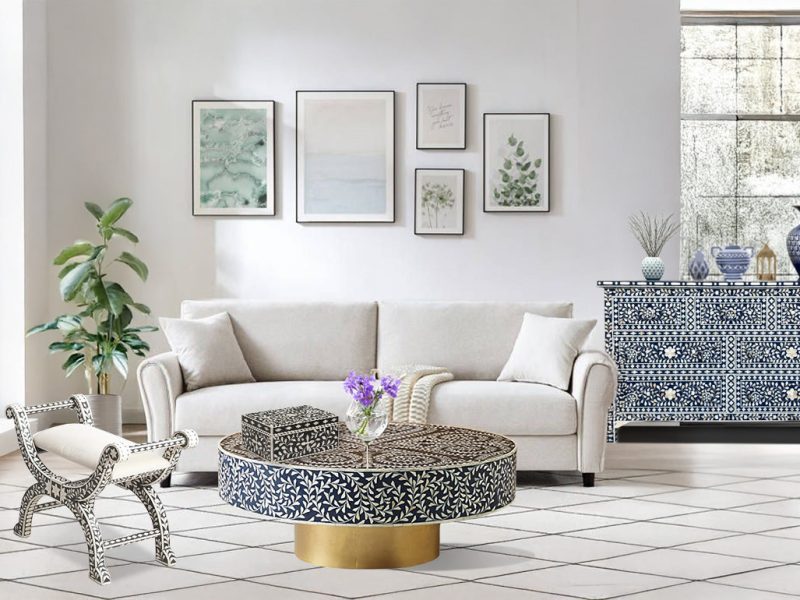 Exquisite Bone Inlay Furniture – Handcrafted Luxury by Lakecity Handicrafts