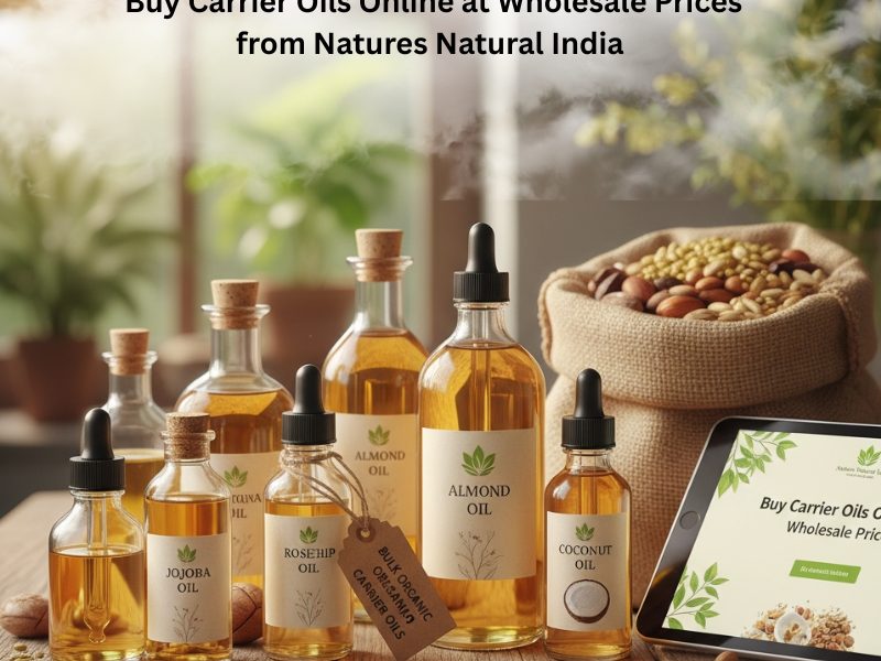 Buy Carrier Oils Online at Wholesale Prices from Natures Natural India