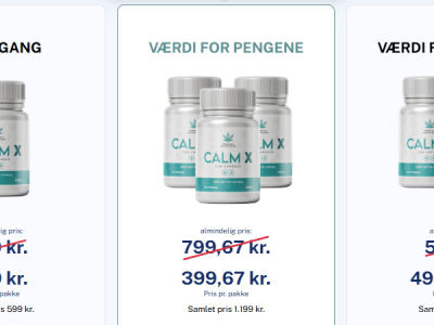 Calm X – Urtebaserede CBD-kapsler til et smertefrit liv