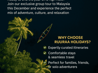 Best Travel Agency in Chennai | Malaysia Group Tour with Ruuraa Holidays