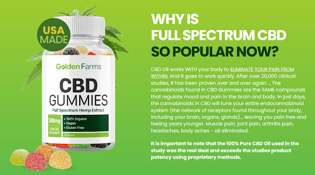 Golden Farms CBD Gummiese: Best Results, Benefits, Work!