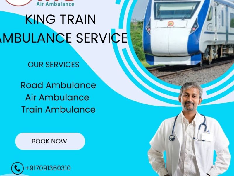 You can book train ambulance service with the most trusted doctor for your patient