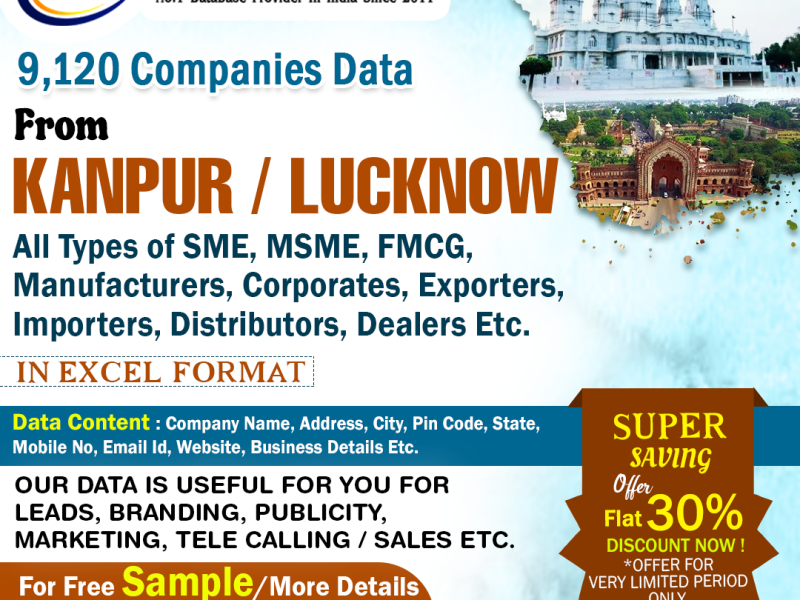 Download the Verified List of Companies in Kanpur/Lucknow