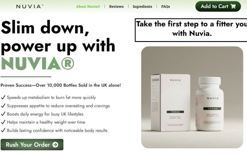 Nuvia™ Fat Burner UK: Reviews, Ingredients, Uses, Price 2025