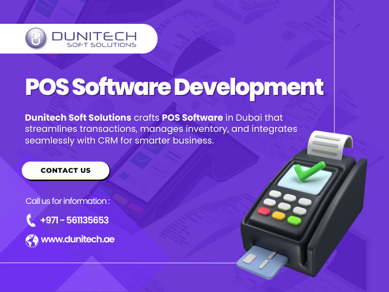 Custom POS Software Development Services by Dunitech Soft Solutions – Boost Your Retail Business