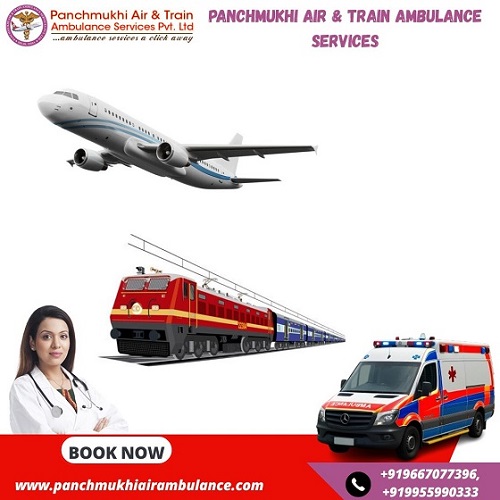 Hire Panchmukhi Train Ambulance Service in Bhubaneswar with Top-class Healthcare Facility