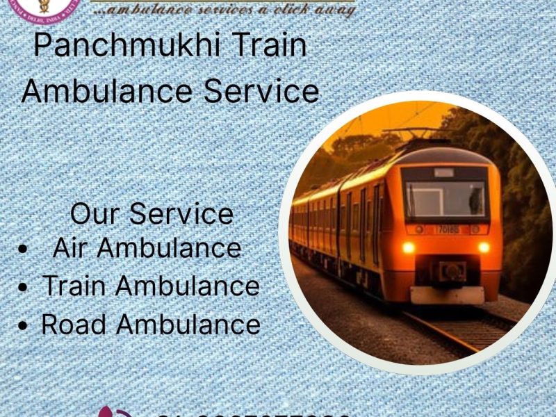 Panchmukhi Train Ambulance from Patna to Mumbai provide Fully Functional Transportation