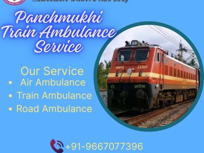 Panchmukhi Train Ambulance in Ranchi – Completing medical transport service without risk