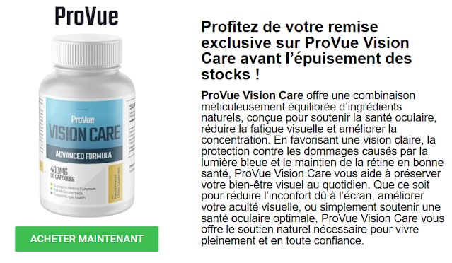 ProVue Vision Care: Qu'est-ce qui rend ce programme puissant ?