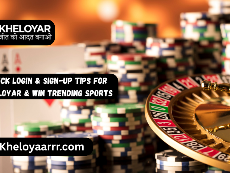Quick login & sign-up tips for kheloyar & win trending sports