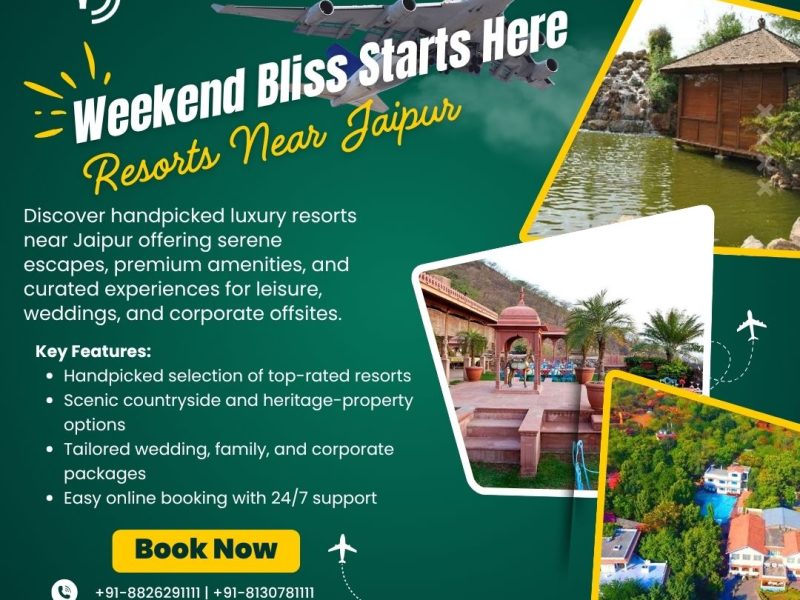 Relaxing Resorts Near Jaipur for Your Perfect Escape
