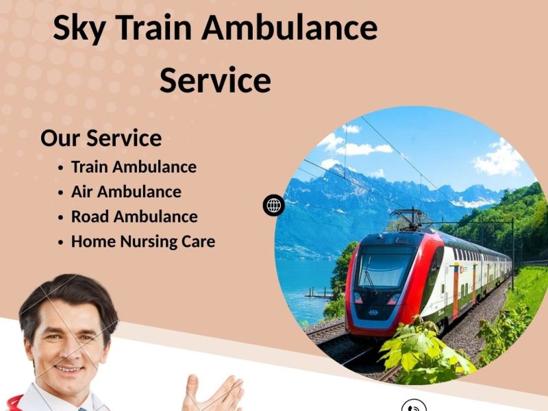 Book Sky Train Ambulance in Bhopal for the Best Treatment of Patients