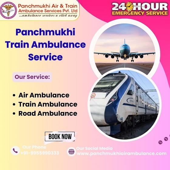 Panchmukhi Train Ambulance Service in Bhubaneswar with Top-Class Healthcare Facility