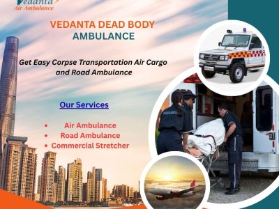 Vedanta Dead Body Ambulance in Nagpur provides safe and comfortable body transfer services