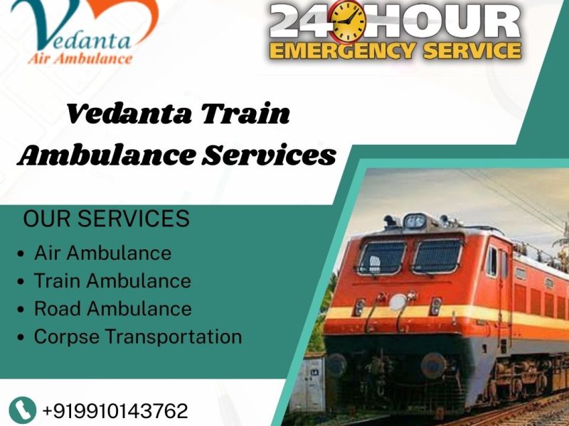 Select the Vedanta to transport your critical patient in Ernakulam with its Train Ambulance