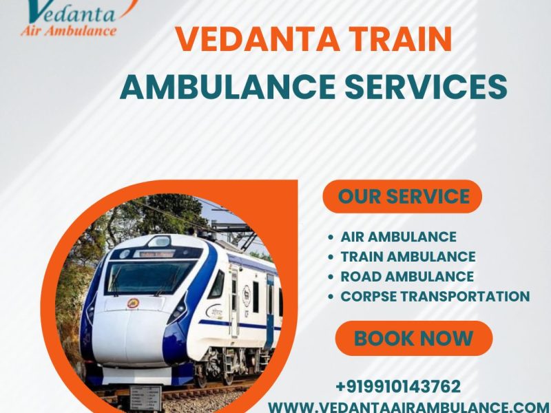 Vedanta provides all the necessary amenities during your trip with a train ambulance in Raipur