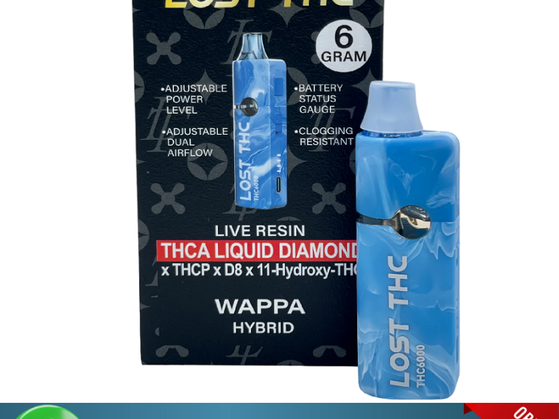 Wappa Lost THC THC-A Diamond Disposable 6G In Lahore/03174875200