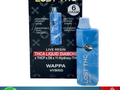 Wappa Lost THC THC-A Diamond Disposable 6G In Peshawar/03174875200